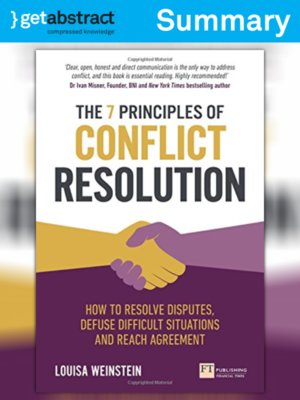 cover image of The 7 Principles of Conflict Resolution (Summary)